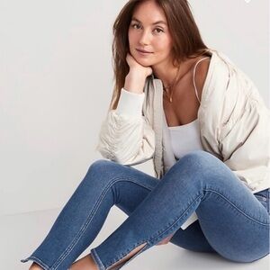 Old Navy Rockstar Super Skinny Women's Jeans Size 2 Medium Wash Split‎ Leg